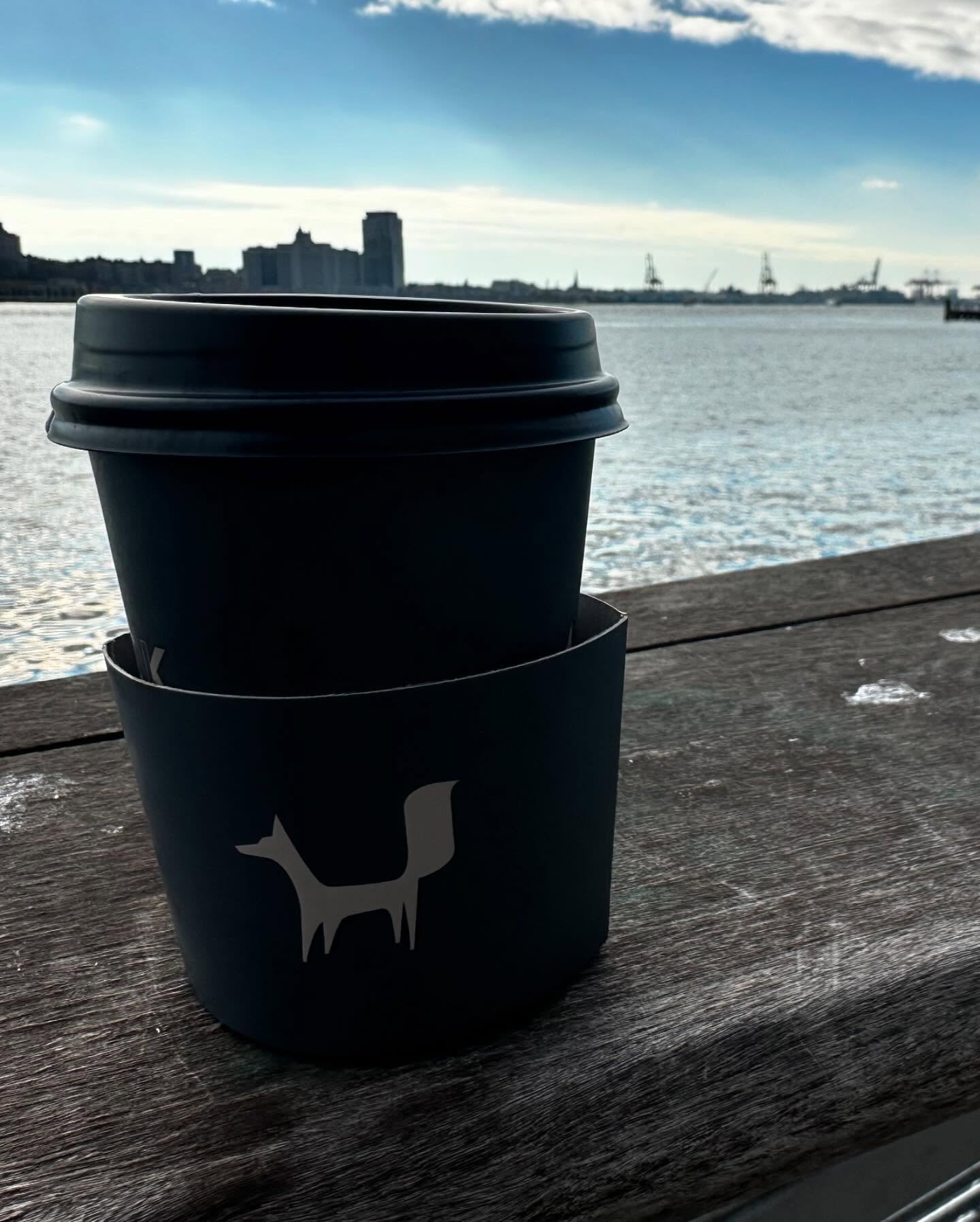 K found some more good coffee in FIDI, black fox. #worldcoffeetour