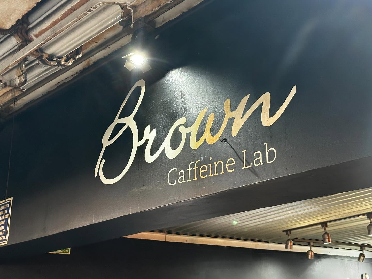 Brown caffeine lab