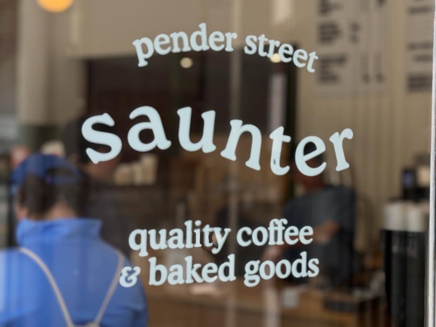 As a man that loves a good saunter this cafe caught my eye,