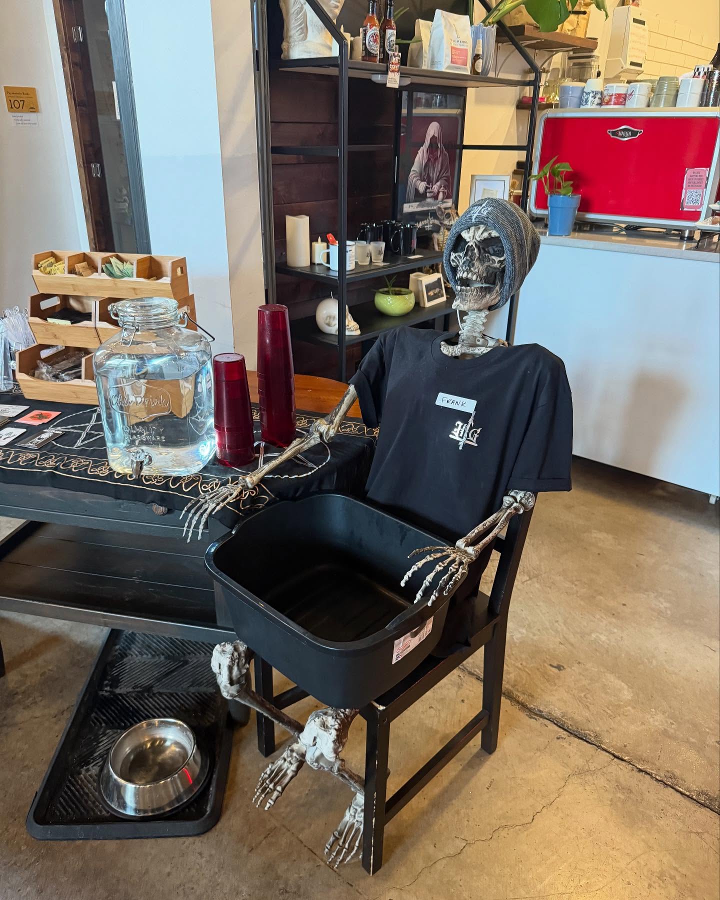 Took a walk through SLC today and found @hallowedgrounds801 a cool cafe in an old church turned market for weirdos and tattoos (sadly the tattoo parlour was closed) another great stop on the #worldcof