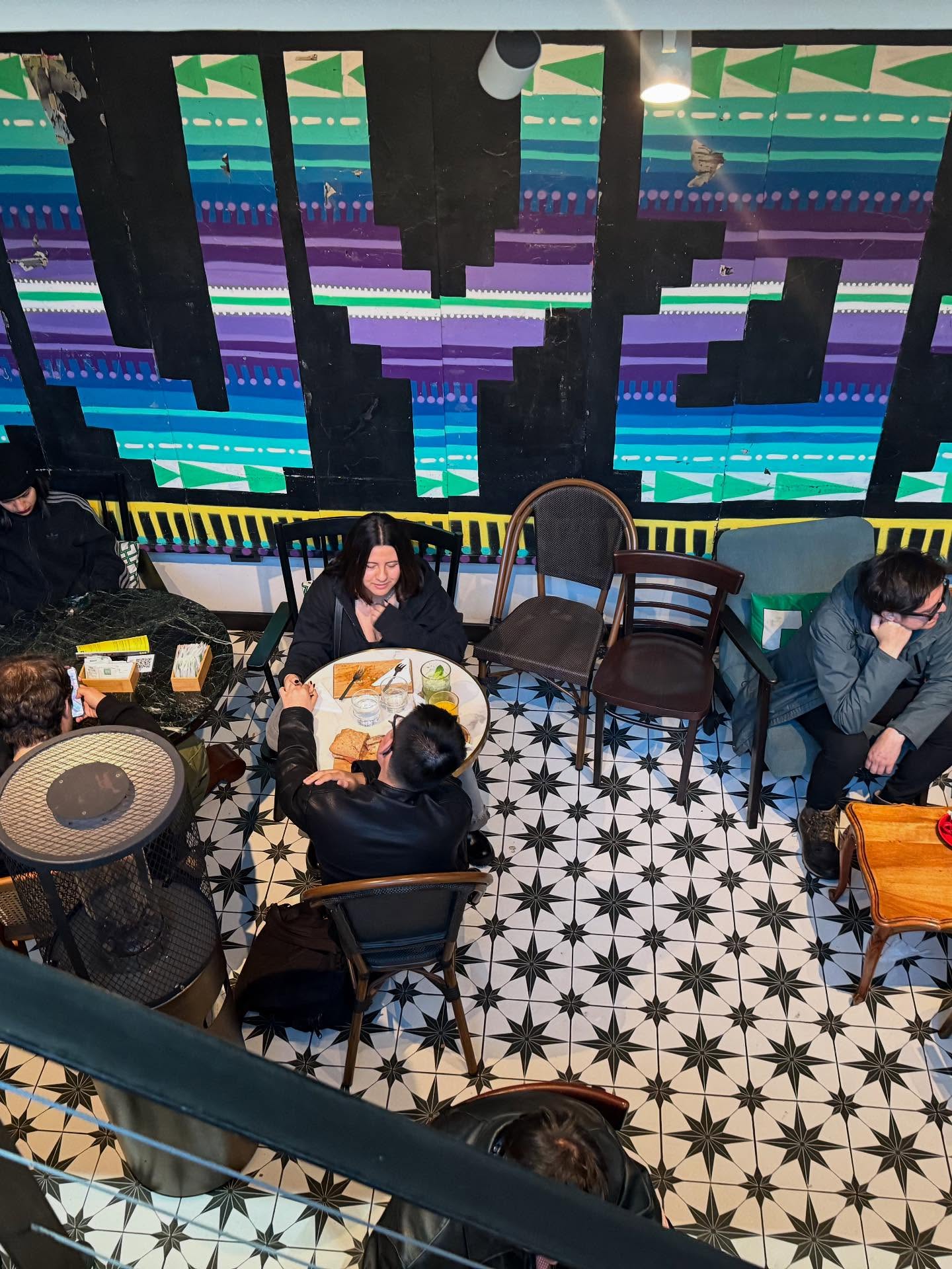 Ran into this cafe wandering around, probably the best logo I've seen on the #worldcoffeetour #canipetthatdog