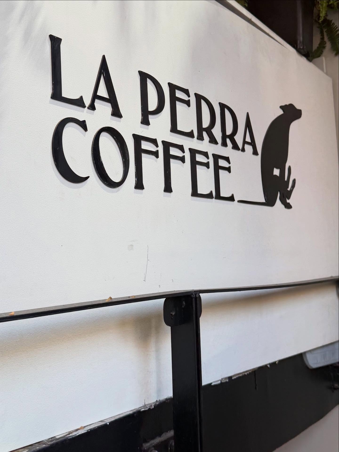 Ran into this cafe wandering around, probably the best logo I've seen on the #worldcoffeetour #canipetthatdog