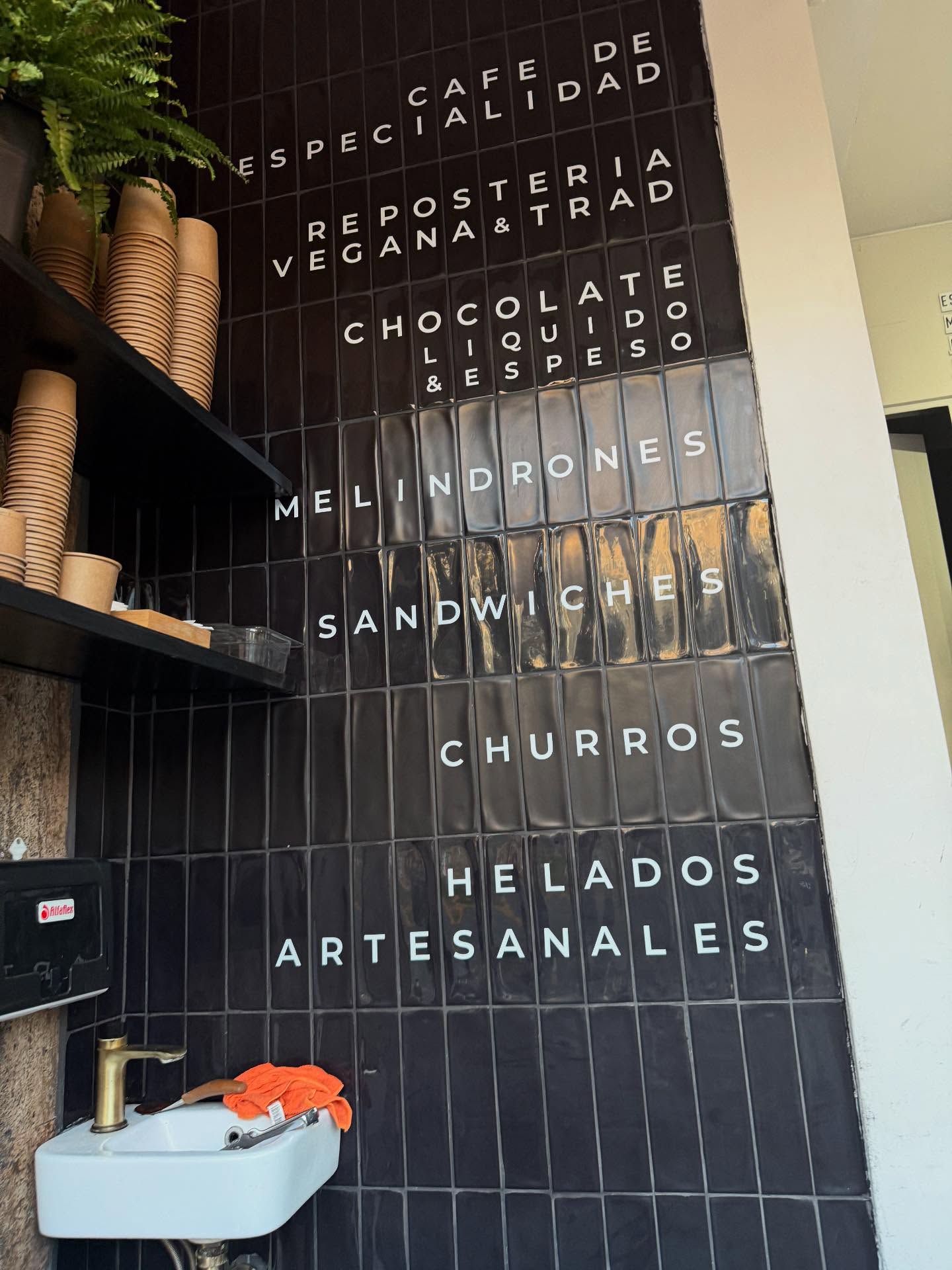 Ran into this cafe wandering around, probably the best logo I've seen on the #worldcoffeetour #canipetthatdog