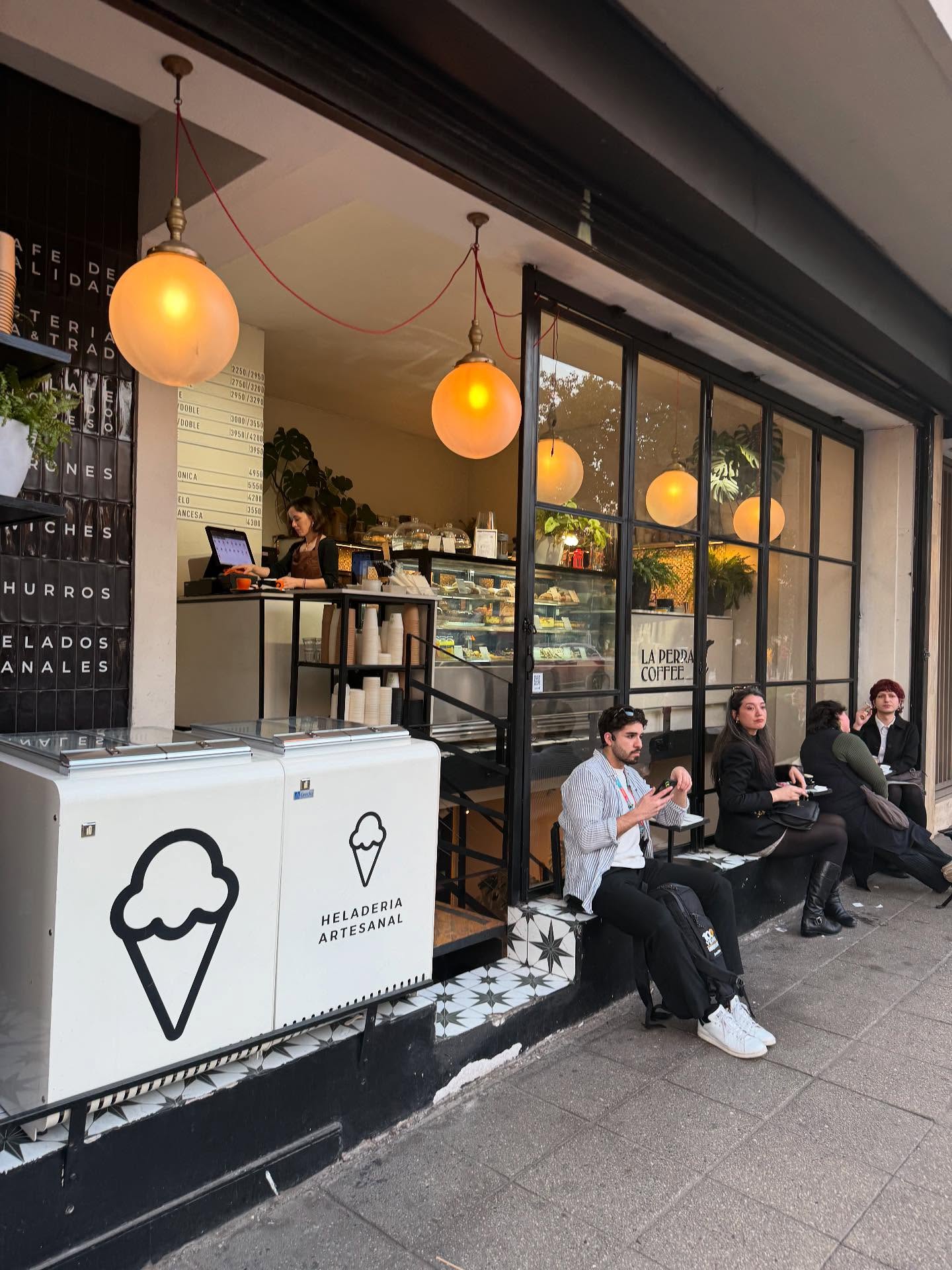 Ran into this cafe wandering around, probably the best logo I've seen on the #worldcoffeetour #canipetthatdog